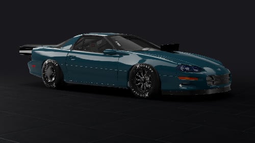 Catfish Camaro Drag Car